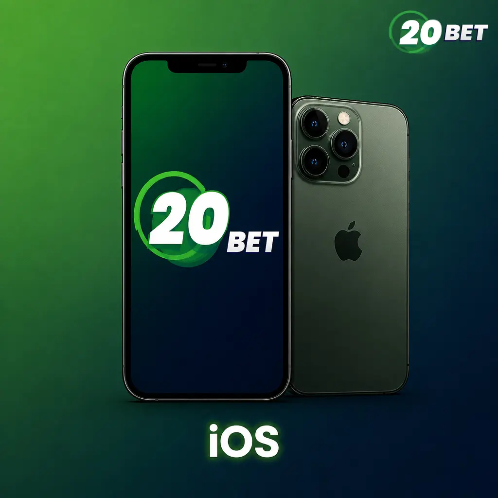 20bet mobilní web pro iOS v Safari – přidání na plochu jako samostatná aplikace se sportovními sázkami a kasinem.