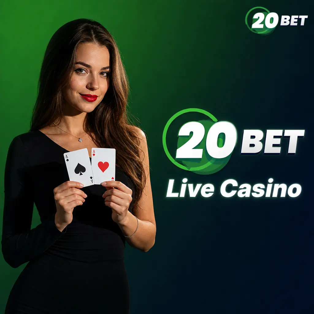 Live kasino 20bet s HD streamem a skutečnými dealery – ruleta, blackjack, baccarat a Crazy Time