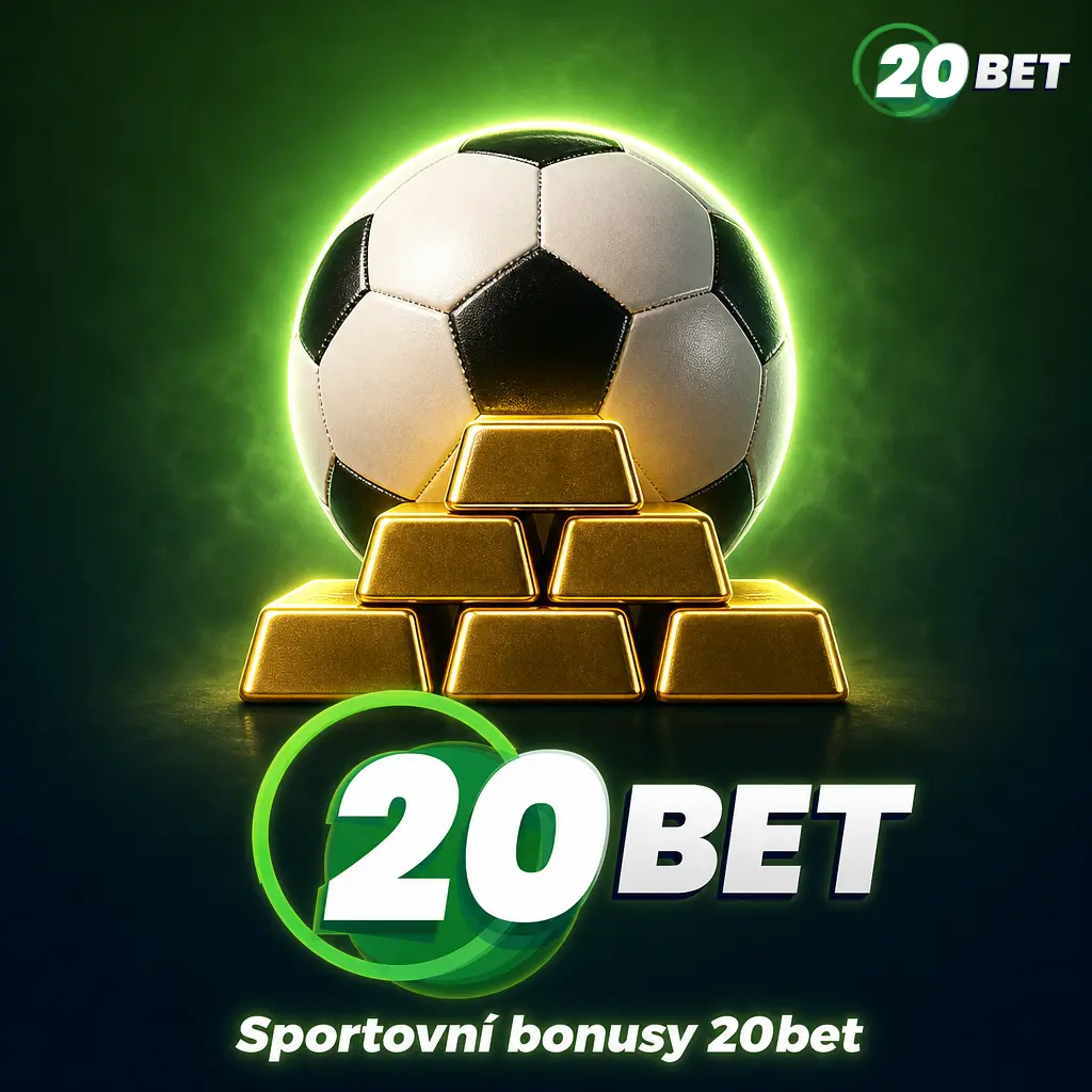 Sportovní bonusy 20bet: uvítací bonus, kombinace, cashback i zvýšené kurzy pro live sázky v ČR.