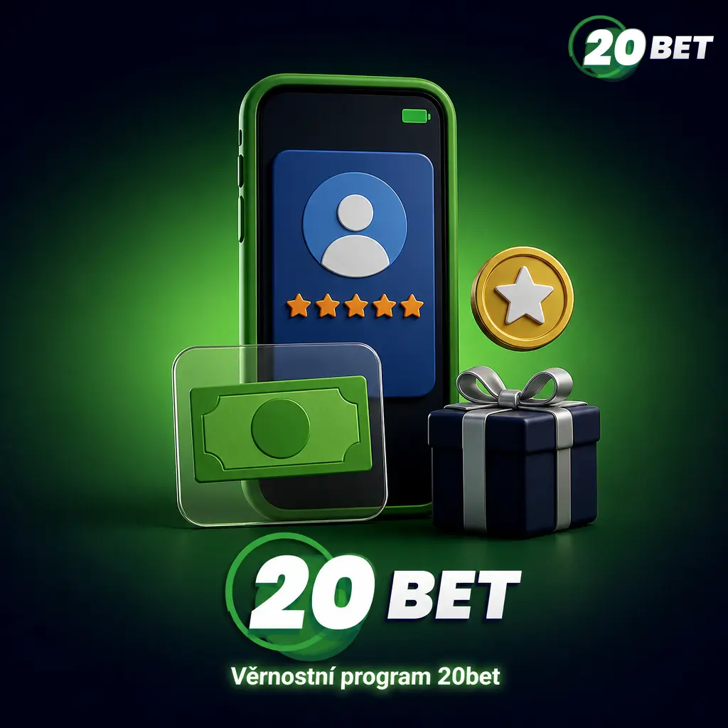 Věrnostní program 20bet – sbírejte body za sázky a postupujte na VIP úrovně s bonusy a cashbackem