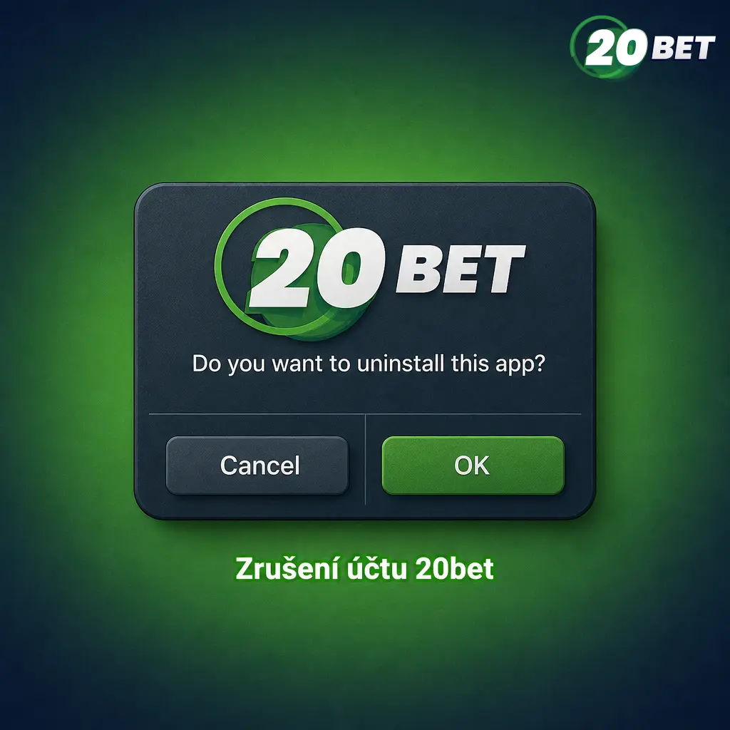 Návod na zrušení účtu 20bet přes zákaznickou podporu a možnosti samovyloučení ze sázení